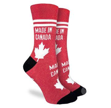 Made In Canada Crew Socks - Women's Shoe Size 5-9