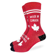 Made In Canada Crew Socks - Men's Shoe Size 7-12