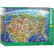 Eurographics Eurographics US Wonders Puzzle 2000pcs