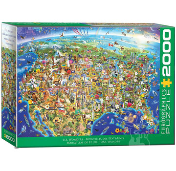 Eurographics Eurographics US Wonders Puzzle 2000pcs