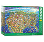 Eurographics US Wonders Puzzle 2000pcs
