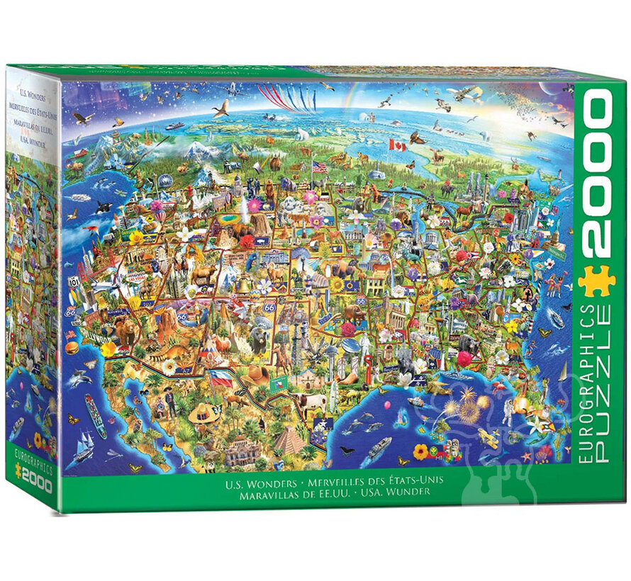 Eurographics US Wonders Puzzle 2000pcs