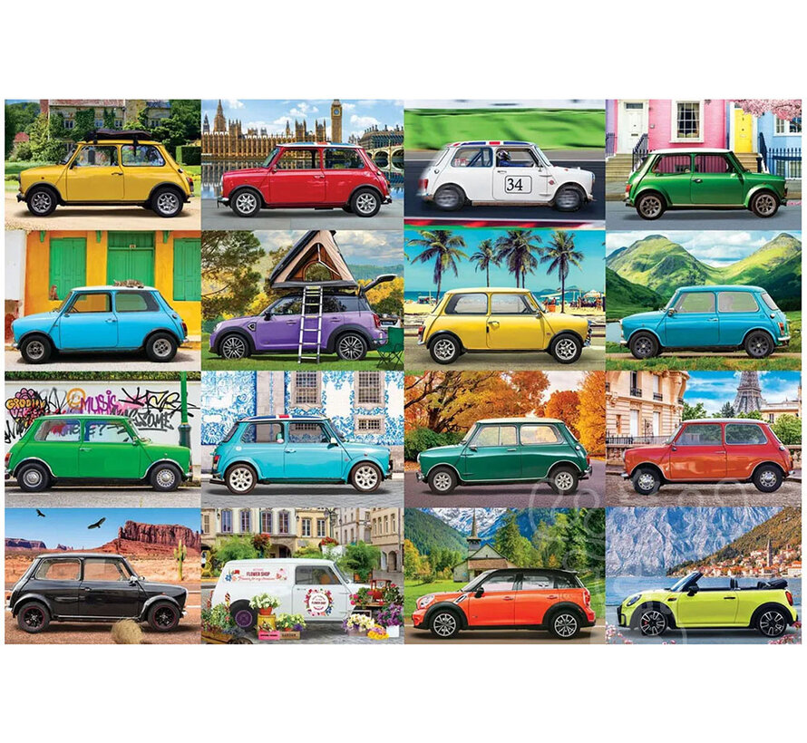 Eurographics Mini Cooper Puzzle 550pcs in a Shaped Tin