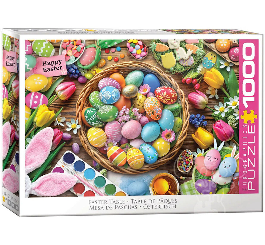Eurographics Food: Easter Table Puzzle 1000pcs
