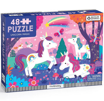 Mudpuppy Mudpuppy Unicorn Magic Puzzle 48pcs