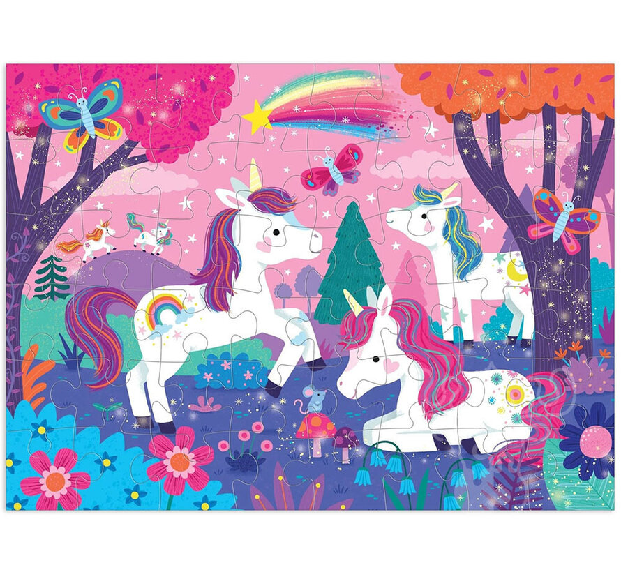 Mudpuppy Unicorn Magic Puzzle 48pcs