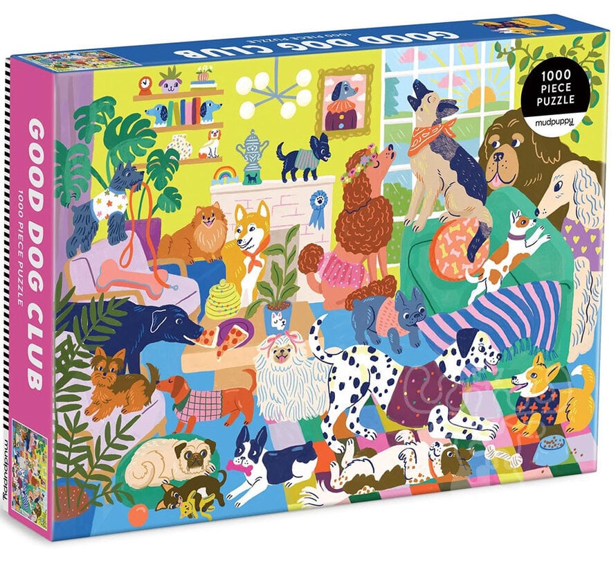 Mudpuppy Good Dog Club Puzzle 1000pcs