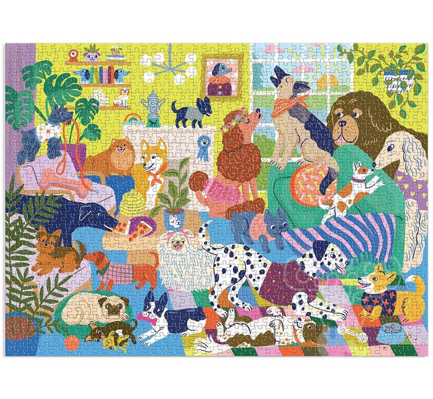 Mudpuppy Good Dog Club Puzzle 1000pcs