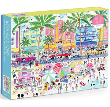 Galison Galison Michael Storrings South Beach Miami Puzzle 1000pcs