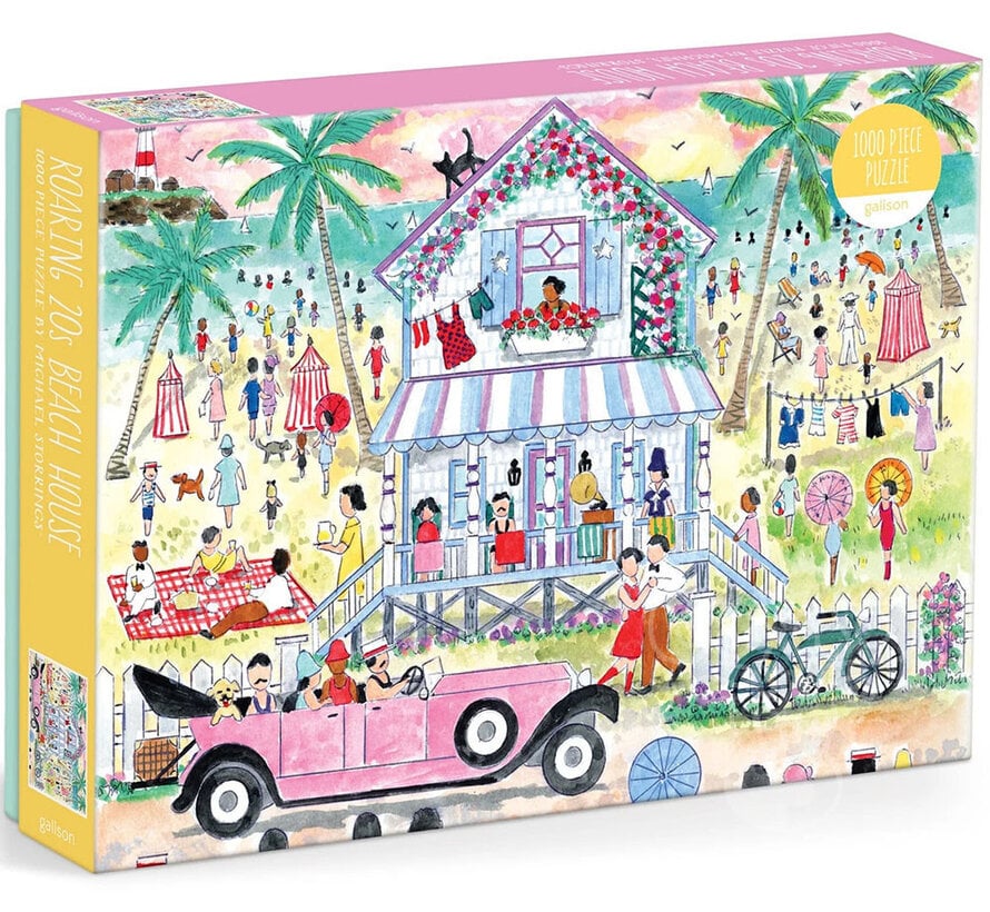Galison Michael Storrings Roaring 20s Beach House Puzzle 1000pcs