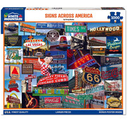 White Mountain White Mountain Signs Across America Puzzle 1000pcs