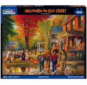 White Mountain White Mountain Halloween On Elm Street Puzzle 1000pcs