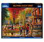 White Mountain Halloween On Elm Street Puzzle 1000pcs