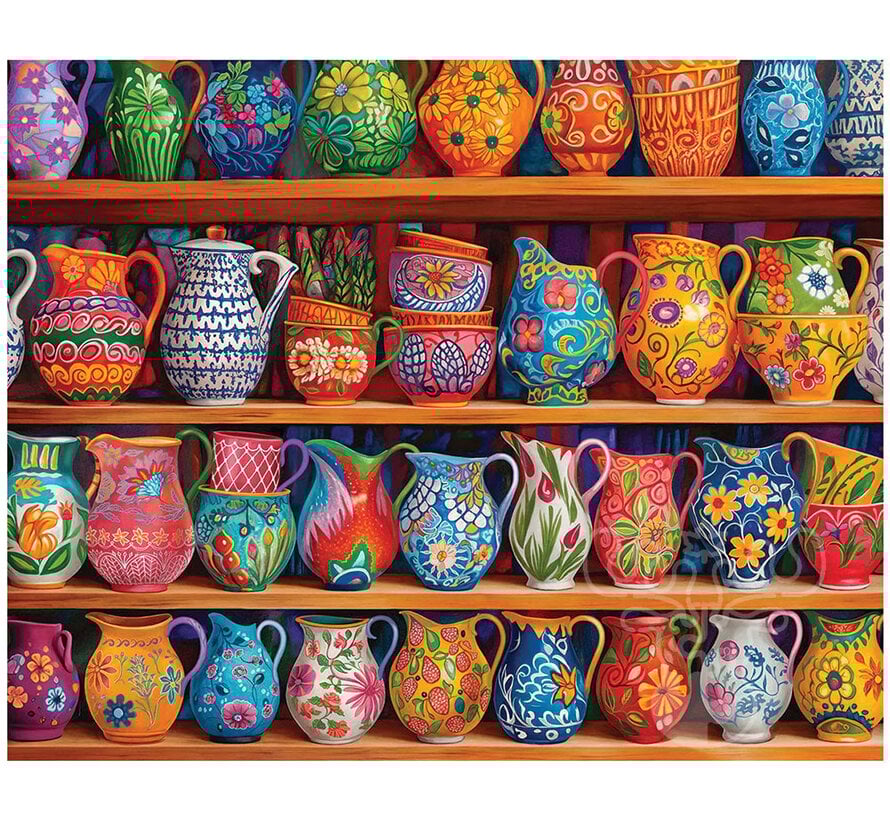 White Mountain Pretty As A Pitcher E-Z Hold Puzzle 300pcs