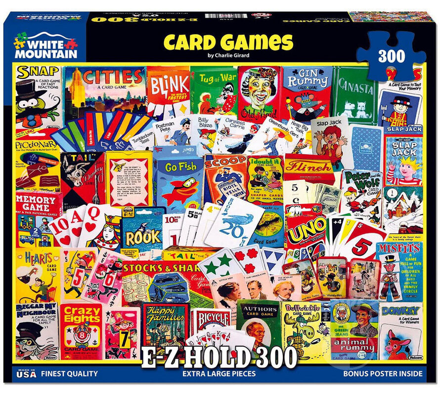 White Mountain Card Games E-Z Hold Puzzle 300pcs