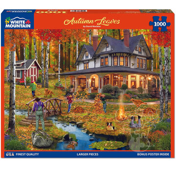 White Mountain White Mountain Autumn Leaves Puzzle 1000pcs