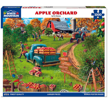 White Mountain White Mountain Apple Orchard Puzzle 1000pcs