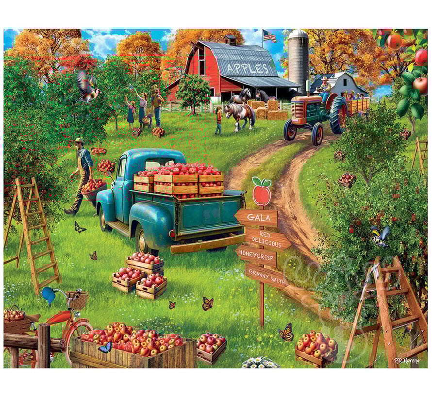 White Mountain Apple Orchard Puzzle 1000pcs
