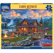White Mountain White Mountain Cabin Retreat Puzzle 500pcs