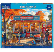 White Mountain White Mountain Patsy’s Diner Puzzle 500pcs