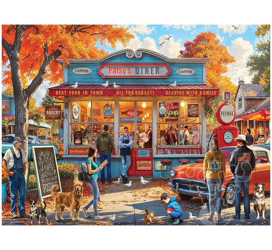 White Mountain Patsy’s Diner Puzzle 500pcs