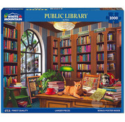 White Mountain White Mountain Public Library Puzzle 1000pcs