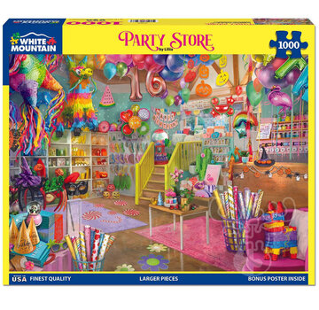 White Mountain White Mountain Party Store Puzzle 1000pcs