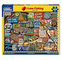 White Mountain I Love Fishing Puzzle 1000pcs