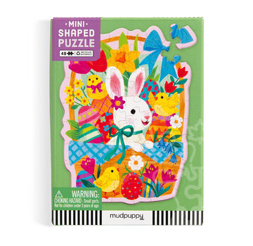 Mudpuppy Mudpuppy Bunny Basket Mini Puzzle 48pcs