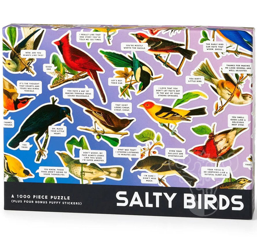 Brass Salty Birds Cats Puzzle 1000pcs