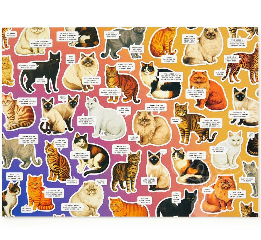 Brass Monkey Moody Cats Puzzle 1000pcs