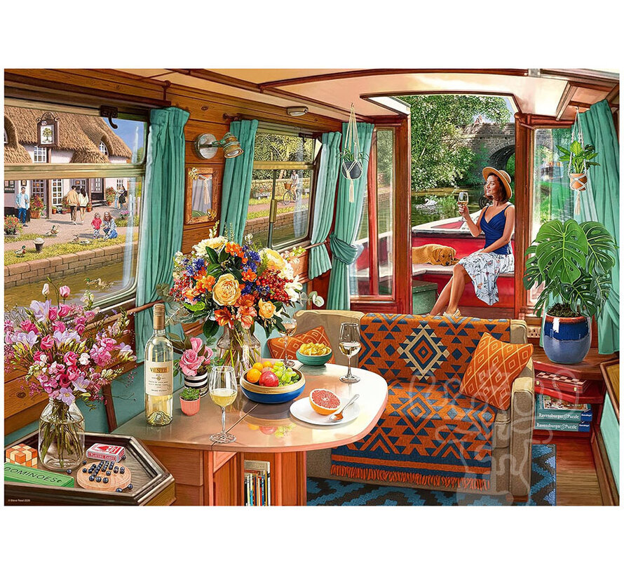Ravensburger Canal Boat Puzzle 1000pcs