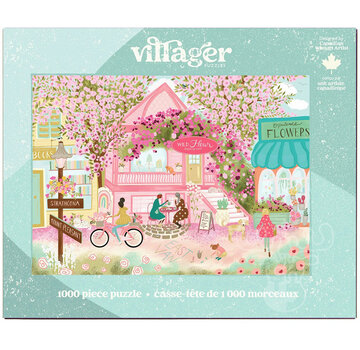 Villager Puzzles Villager City in Bloom Puzzle 1000pcs