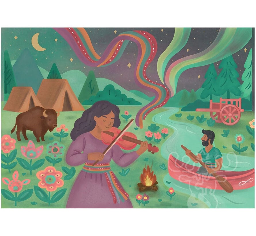 Villager Dancing Sky Puzzle 1000pcs