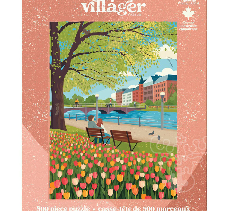 Villager Tulip Season Puzzle 500pcs