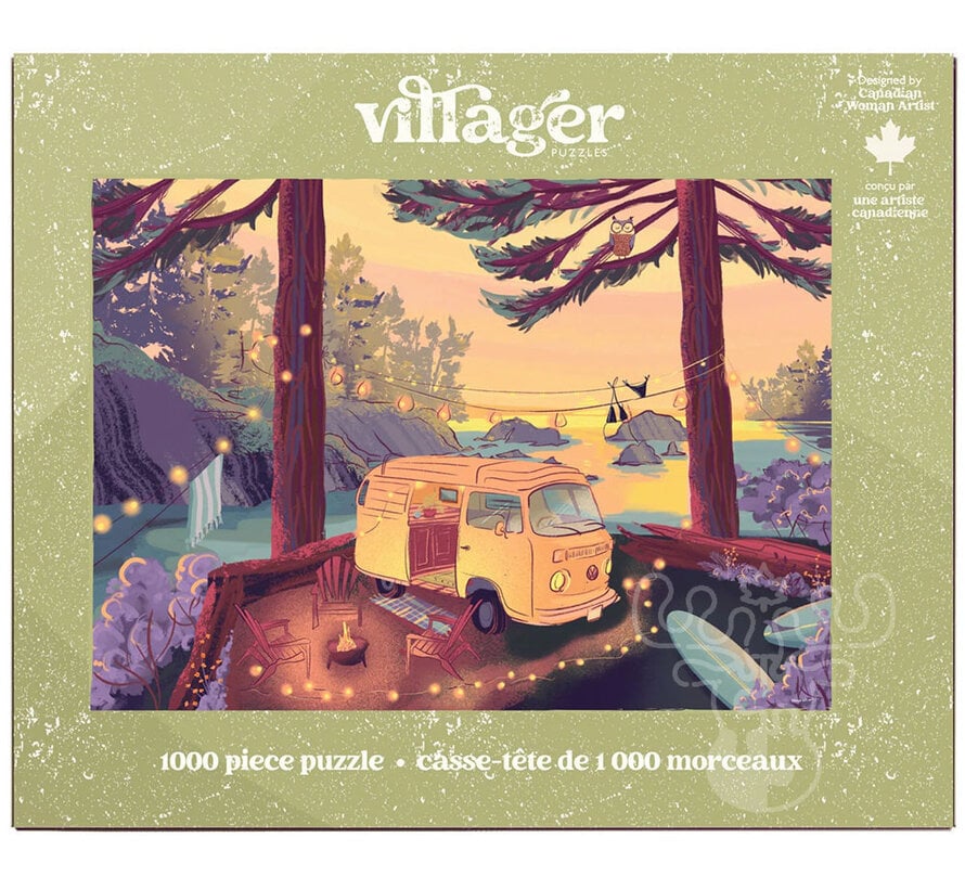 Villager Twilight Campsite Puzzle 1000pcs