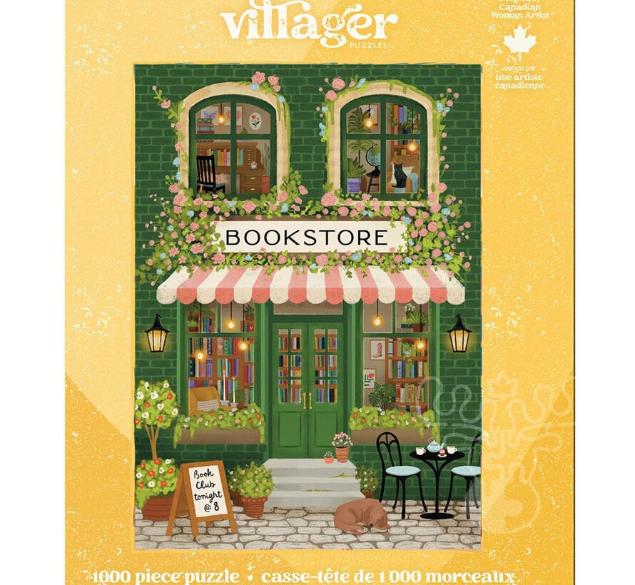 Villager Emerald Bookstore Puzzle 1000pcs