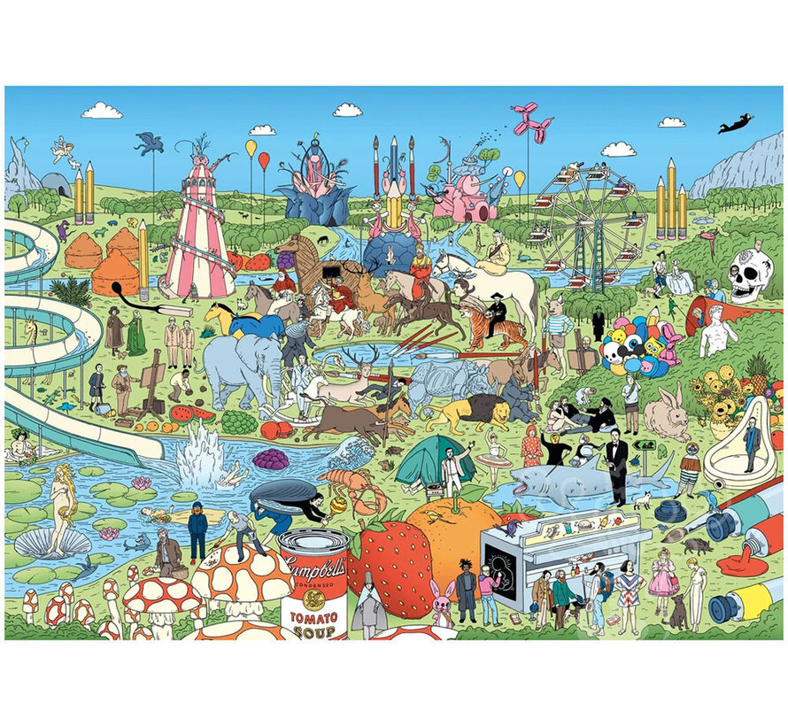 Laurence King The Story of Iconic Artists Puzzle 500pcs