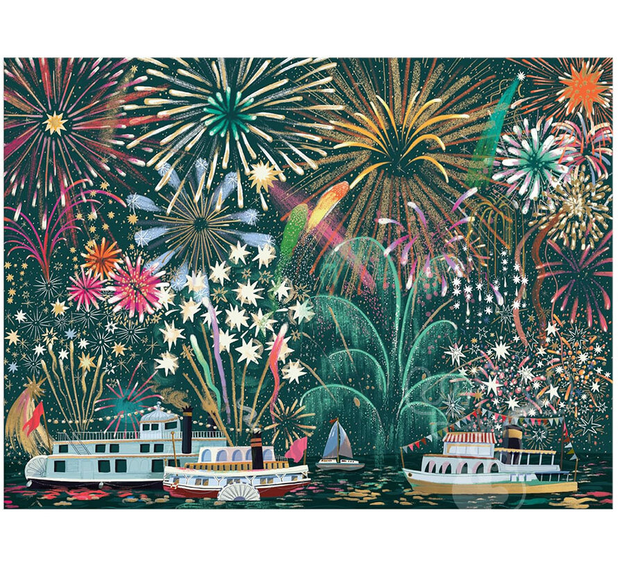 Galison Fireworks Jubilee Puzzle 1000pcs