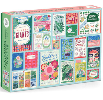 Galison Galison Ever Upward Botanist Bookshelf Puzzle 1000pcs