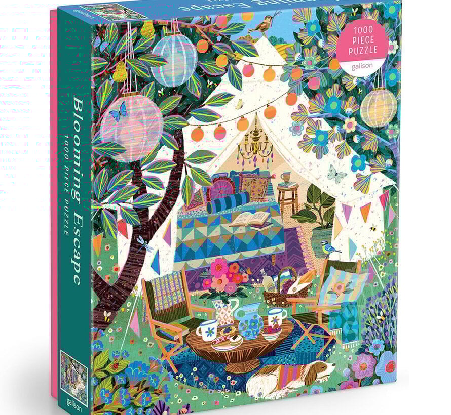 Galison Blooming Escape Puzzle 1000pcs