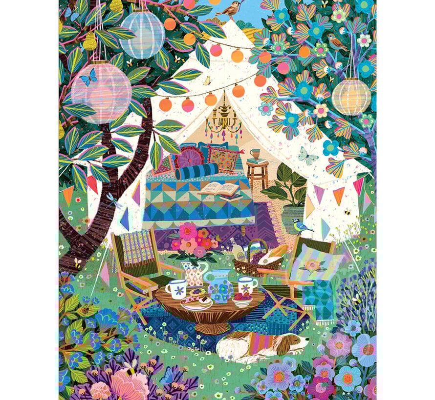 Galison Blooming Escape Puzzle 1000pcs