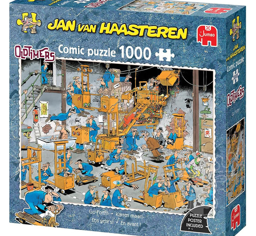 Jumbo Jan van Haasteren - Go Forth (Oldtimers) Puzzle 1000pcs