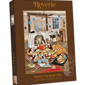 Reverie Puzzles Reverie Snowy Day Book Club Puzzle 1000pcs