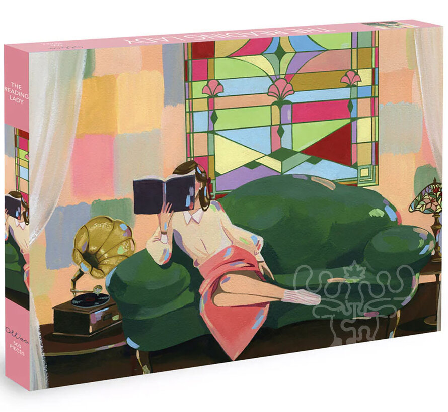 Olleo The Reading Lady Puzzle 500pcs
