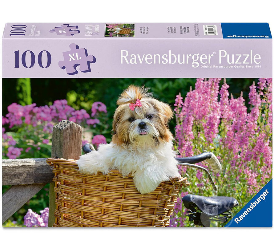 Ravensburger Feel Well & Puzzle: Sweet Little Dog Puzzle 100pcs XL