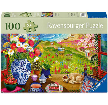 Ravensburger Ravensburger Feel Well & Puzzle: Seaside Window View Puzzle 100pcs XL