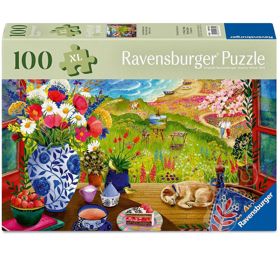 Ravensburger Feel Well & Puzzle: Seaside Window View Puzzle 100pcs XL