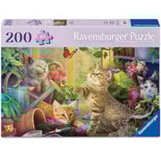 Ravensburger Ravensburger Feel Well & Puzzle: Cheeky Cats Puzzle 200pcs XL
