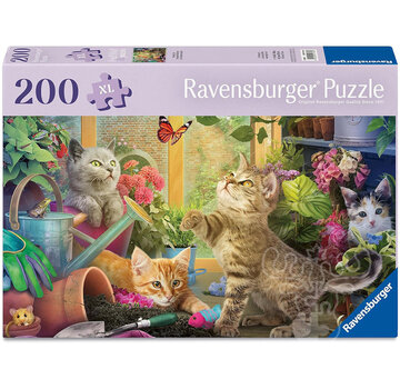 Ravensburger Ravensburger Feel Well & Puzzle: Cheeky Cats Puzzle 200pcs XL